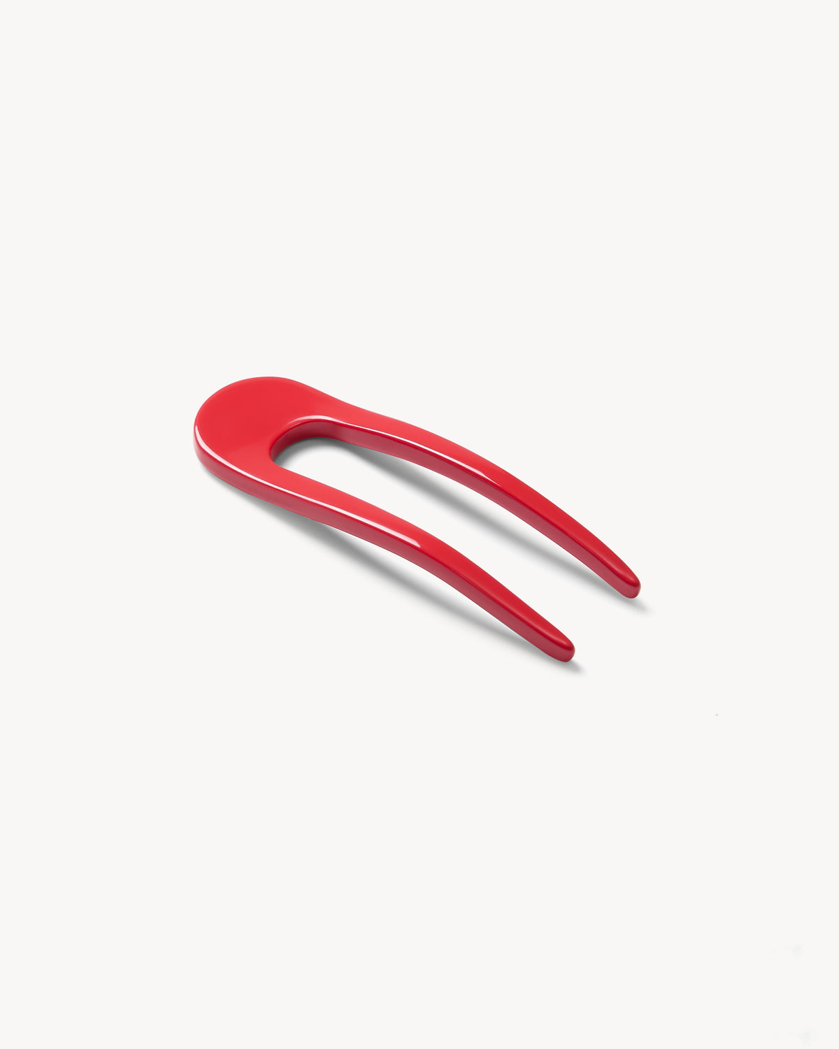 Mini French Hair Pin in Ruby