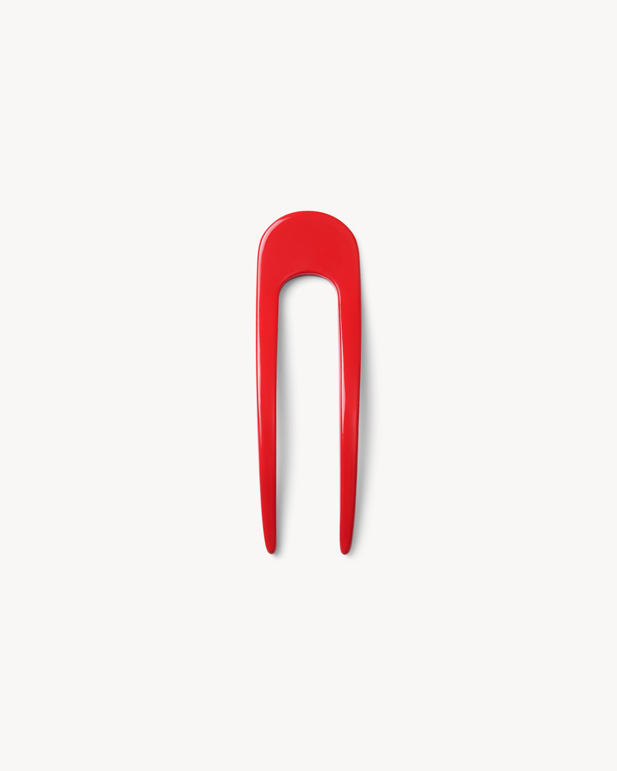 Mini French Hair Pin in Ruby