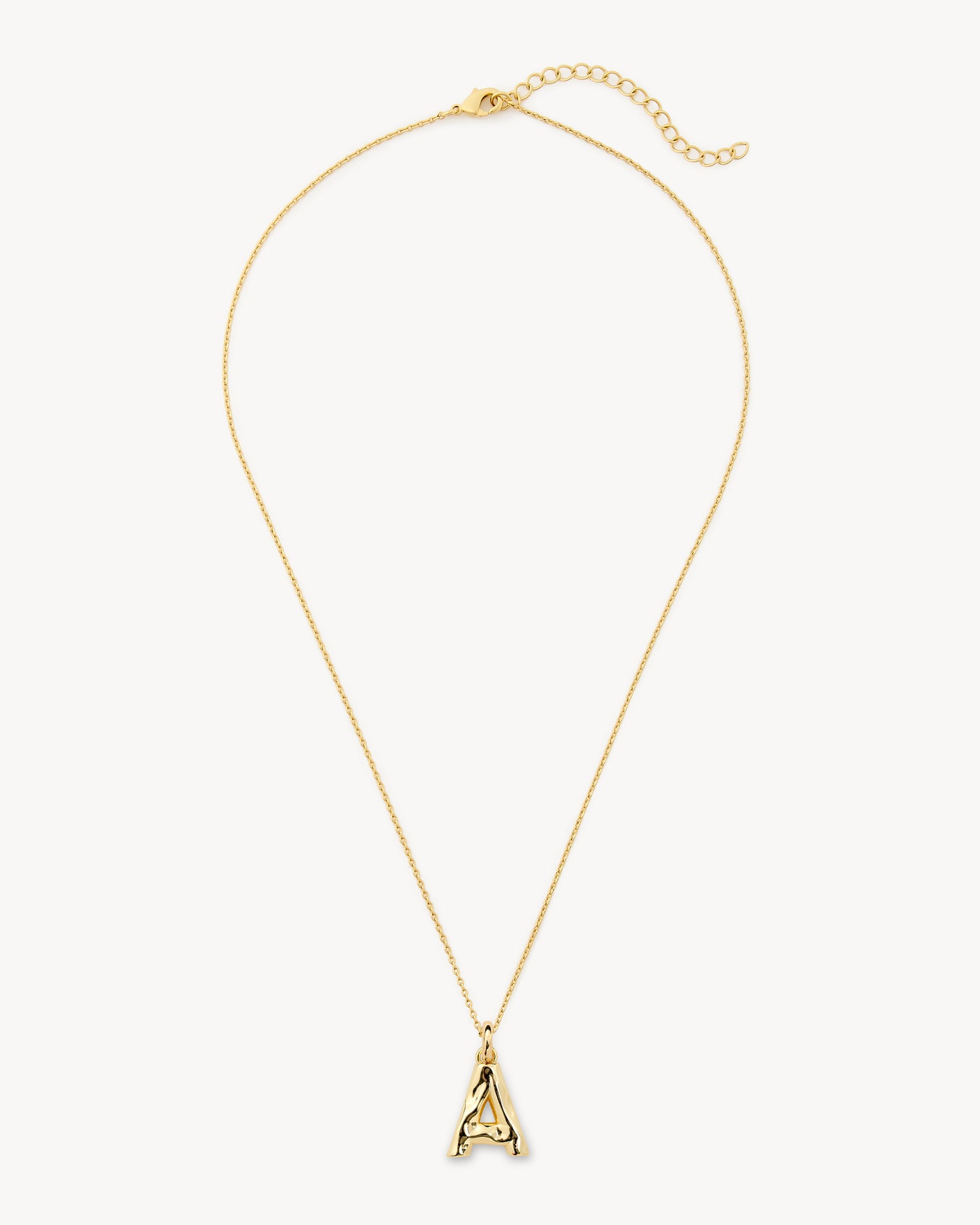 Monogram Necklace in Gold