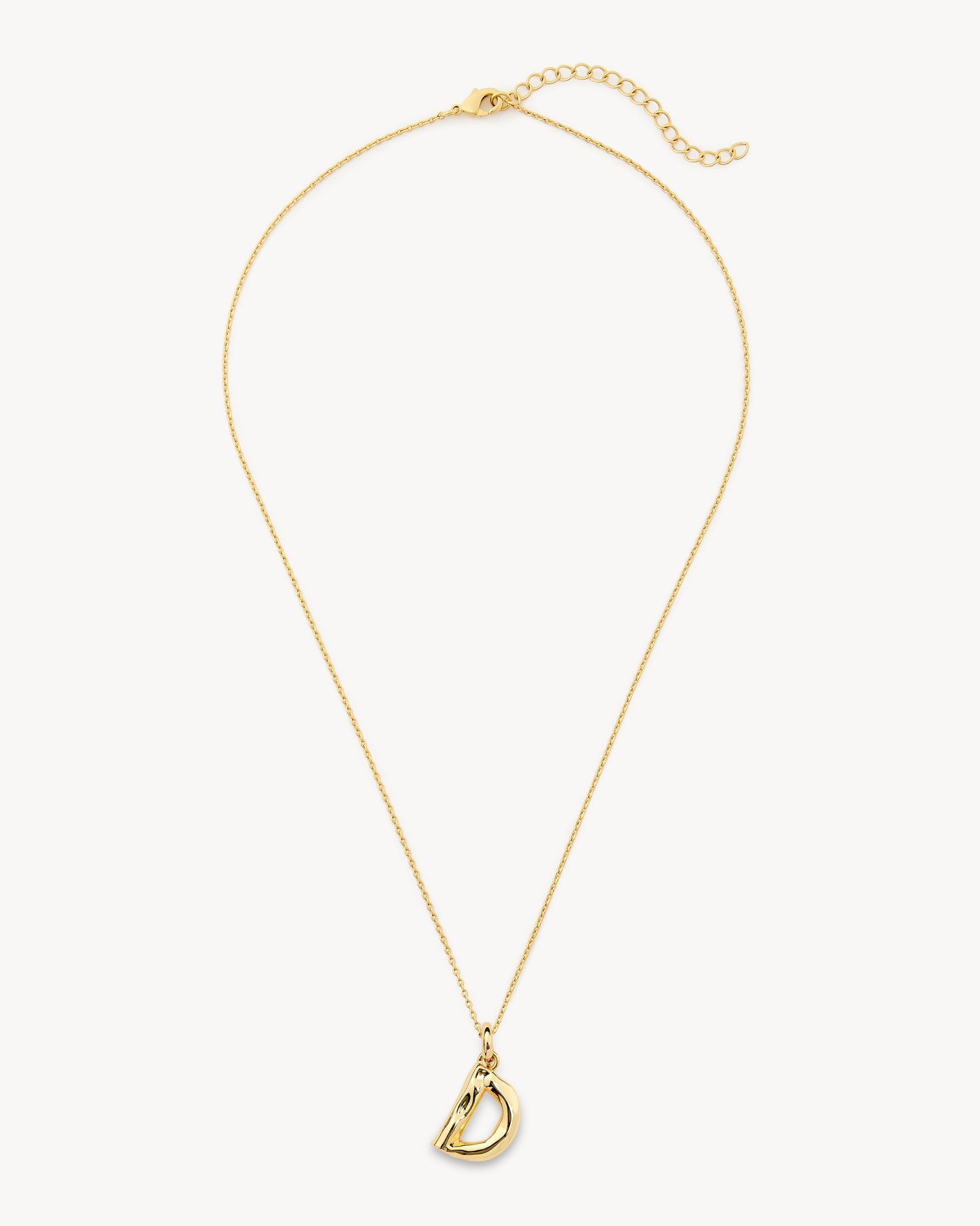 Monogram Necklace in Gold
