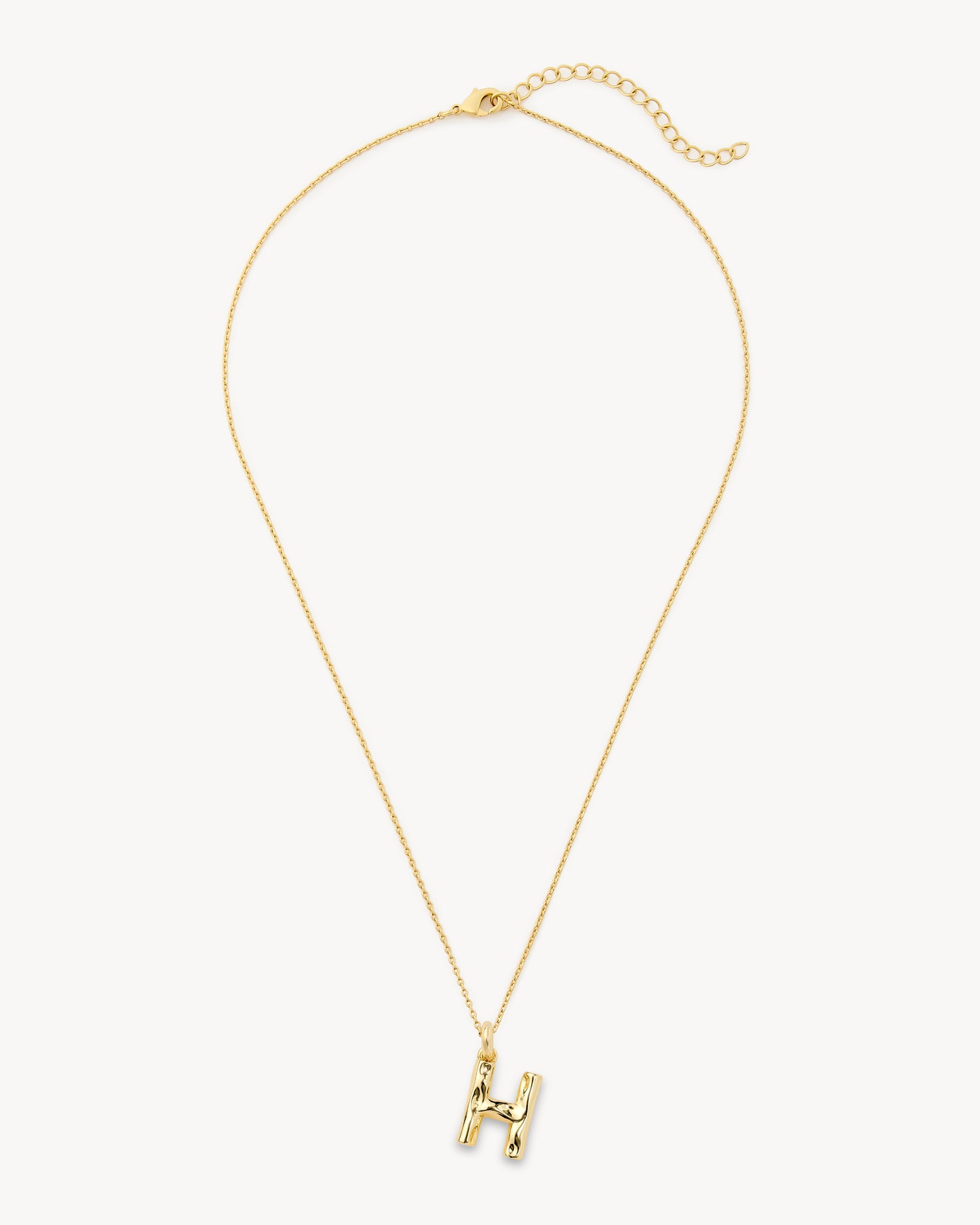 Monogram Necklace in Gold