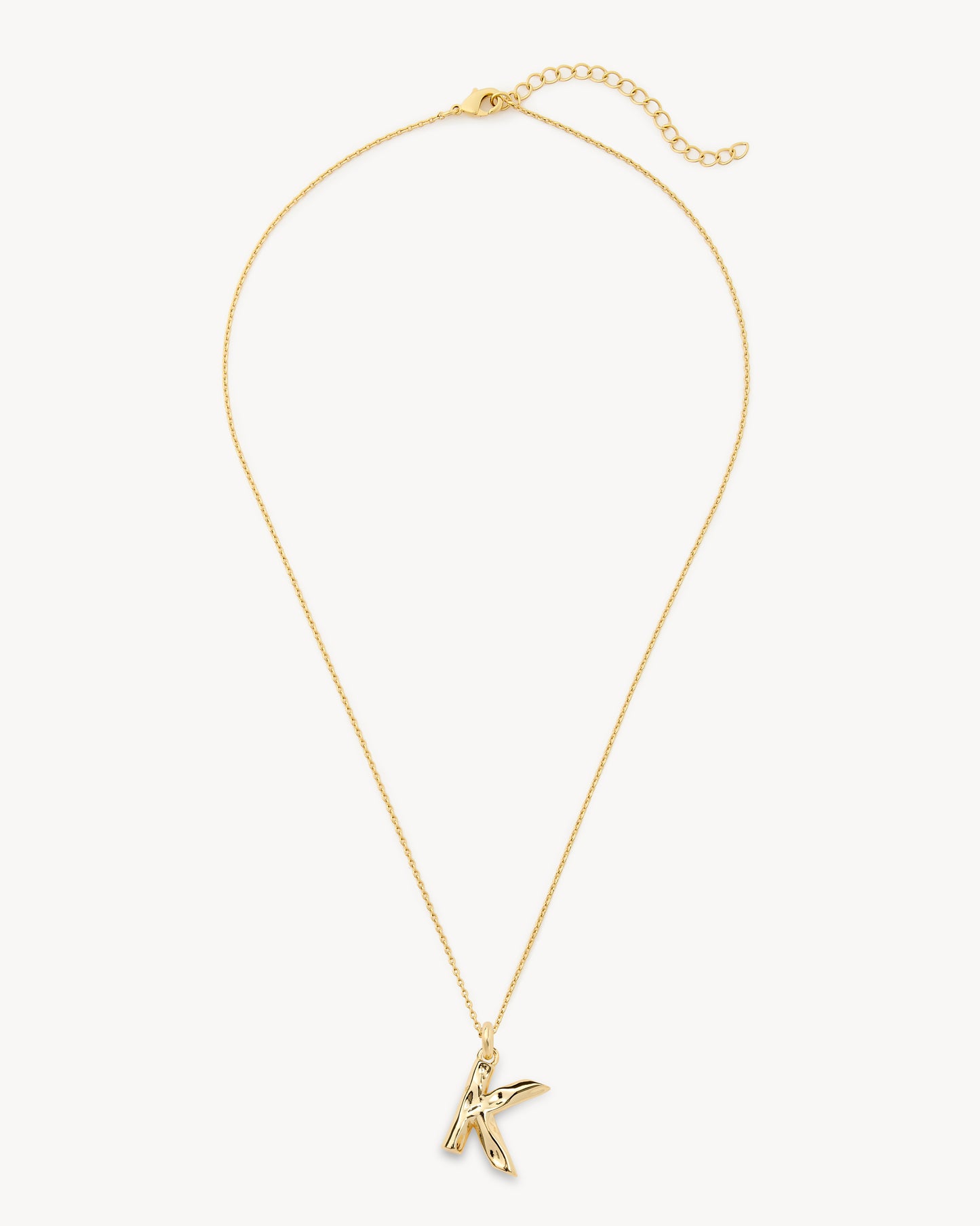 Monogram Necklace in Gold
