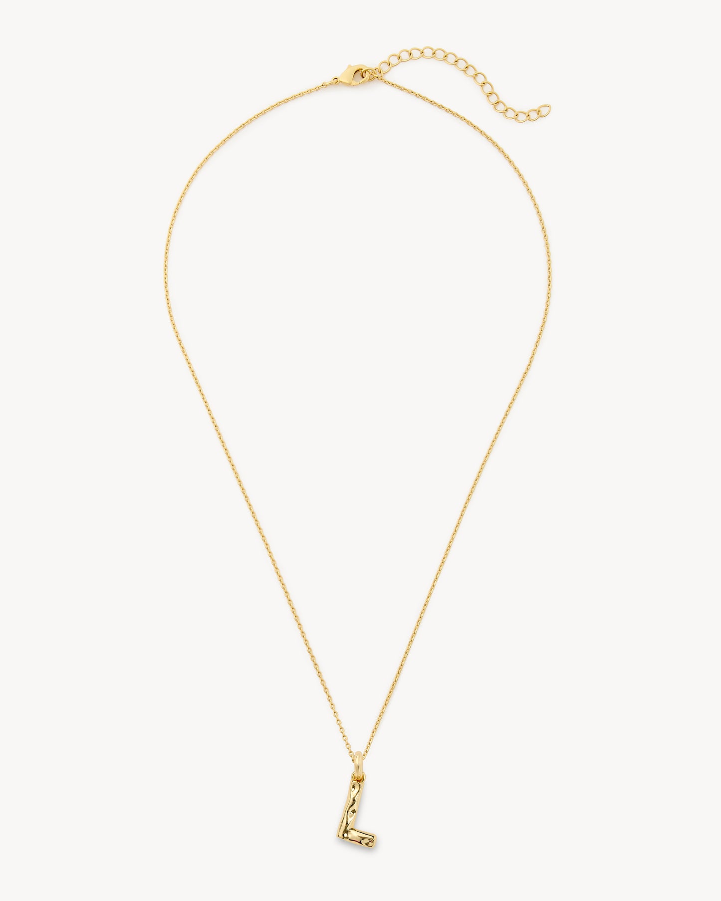 Monogram Necklace in Gold