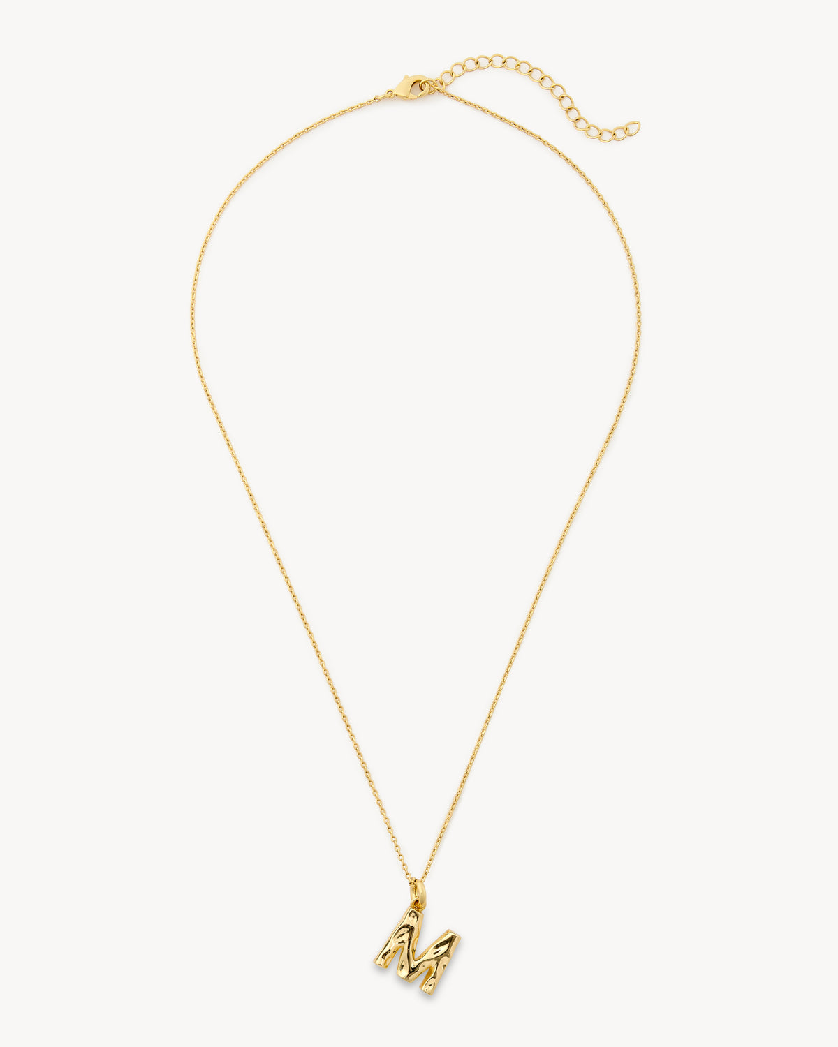 Monogram Necklace in Gold