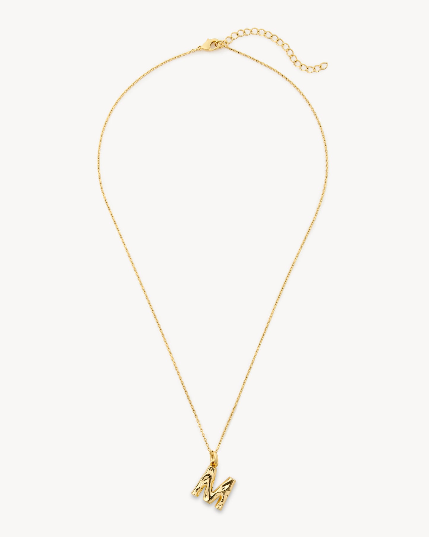 Monogram Necklace in Gold