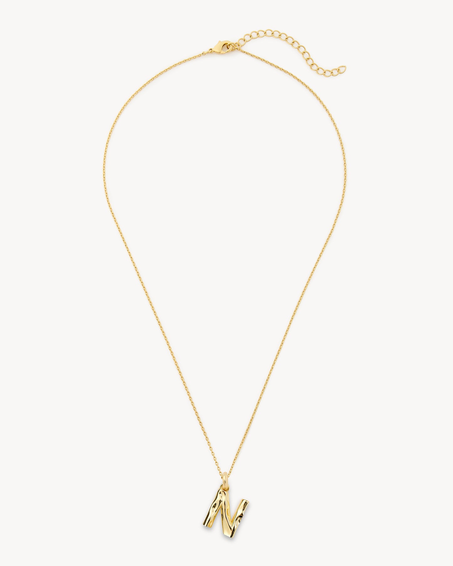 Monogram Necklace in Gold