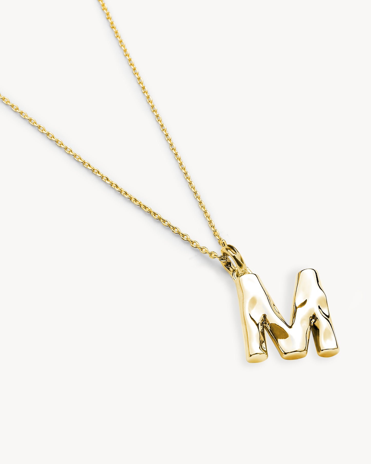 Monogram Necklace in Gold