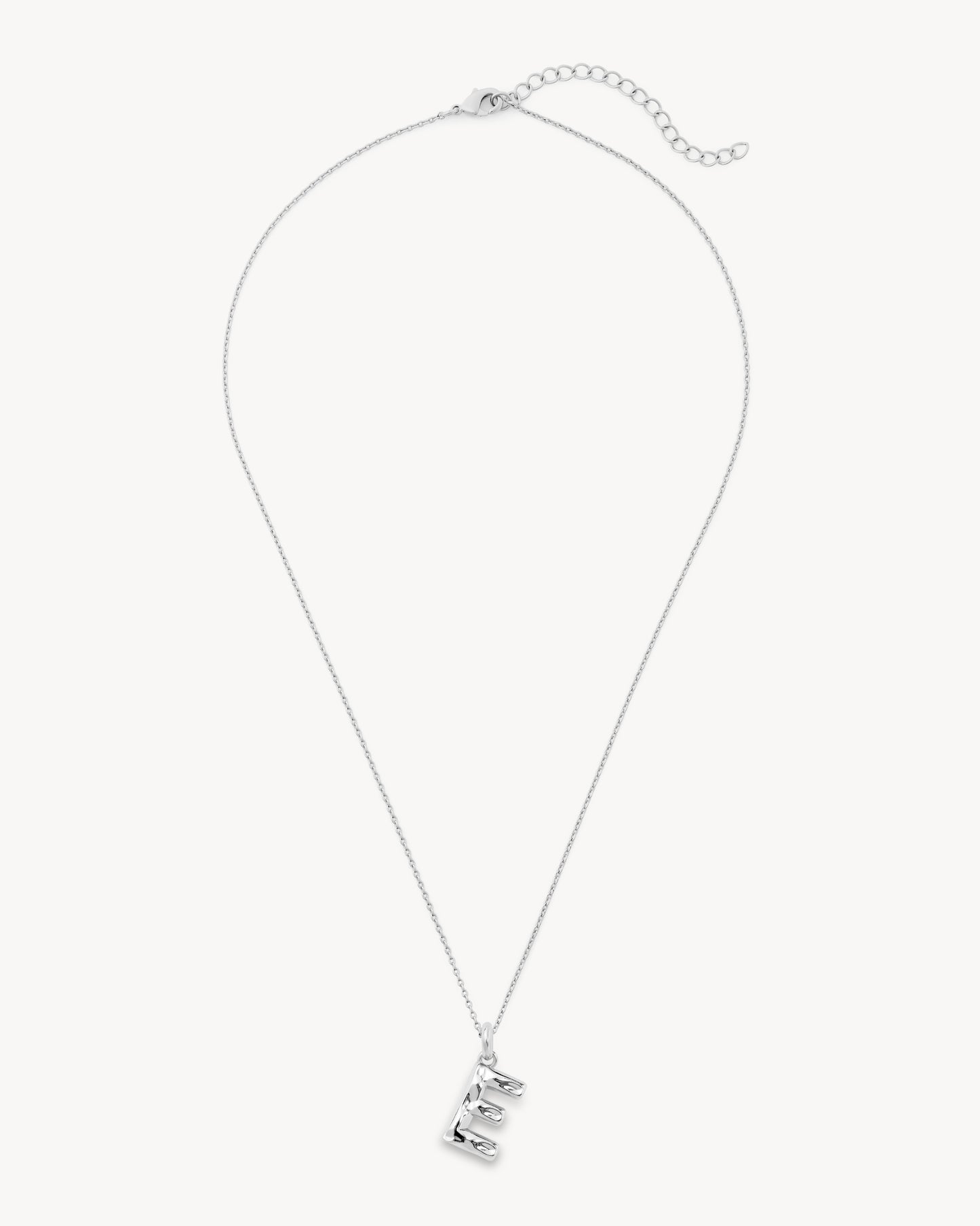 Monogram Necklace in Silver