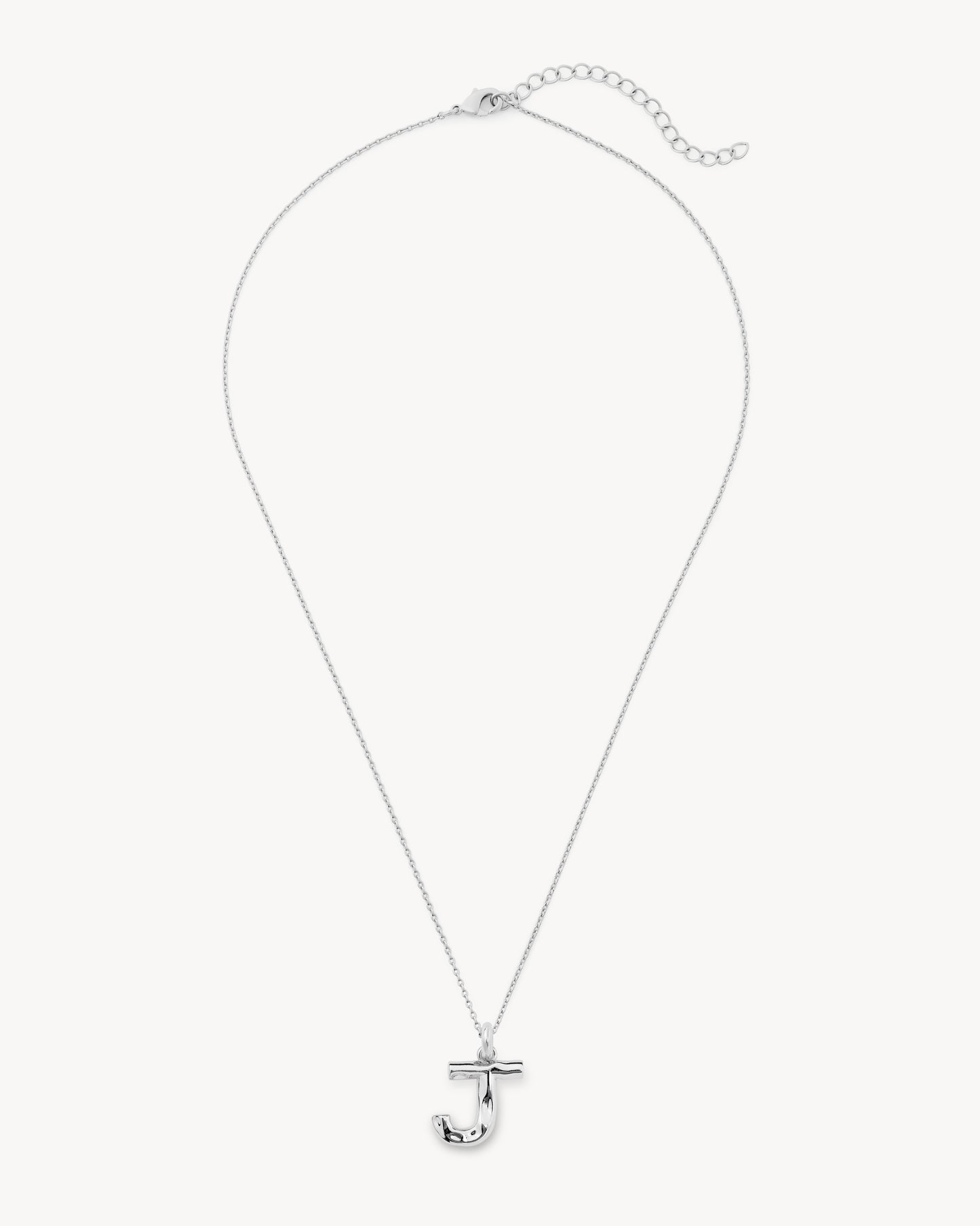 Monogram Necklace in Silver