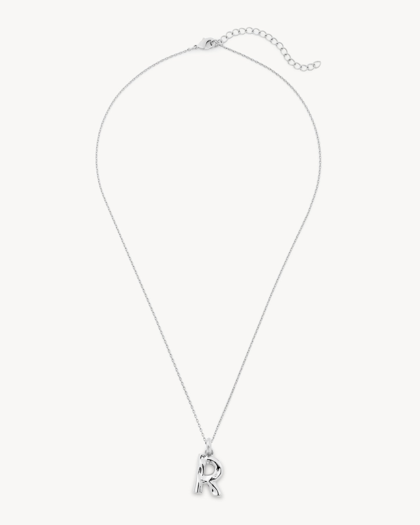 Monogram Necklace in Silver