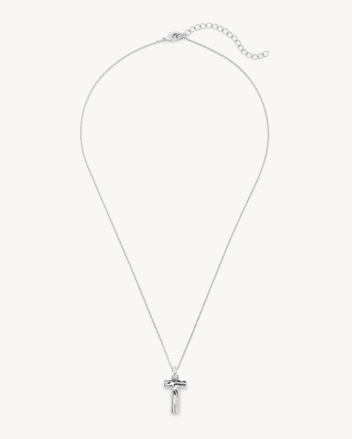 Monogram Necklace in Silver