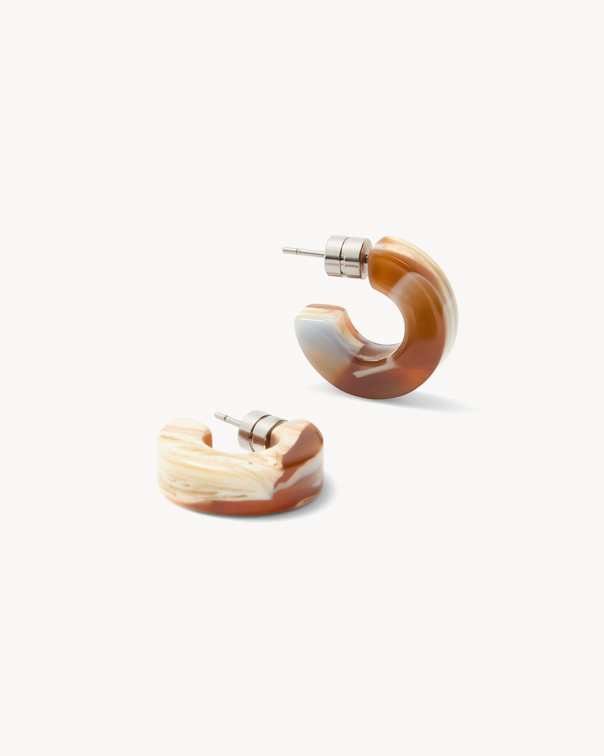 Muse Hoops in Blue Roma