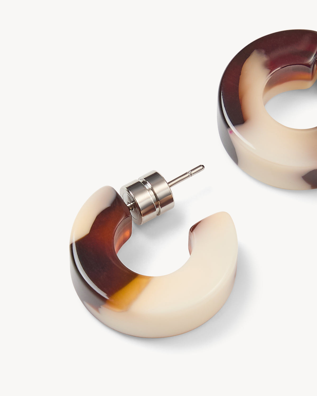 Muse Hoops in Mocha