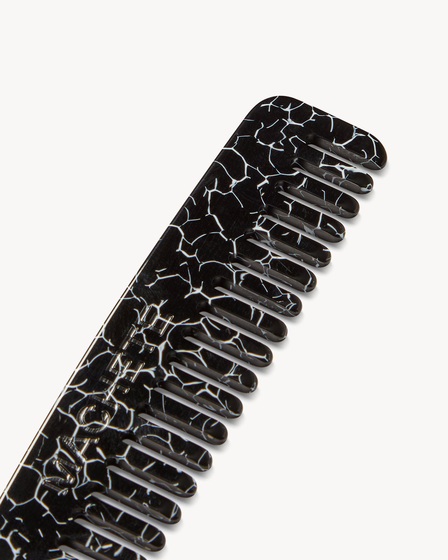 No. 3 Comb in Black Marble