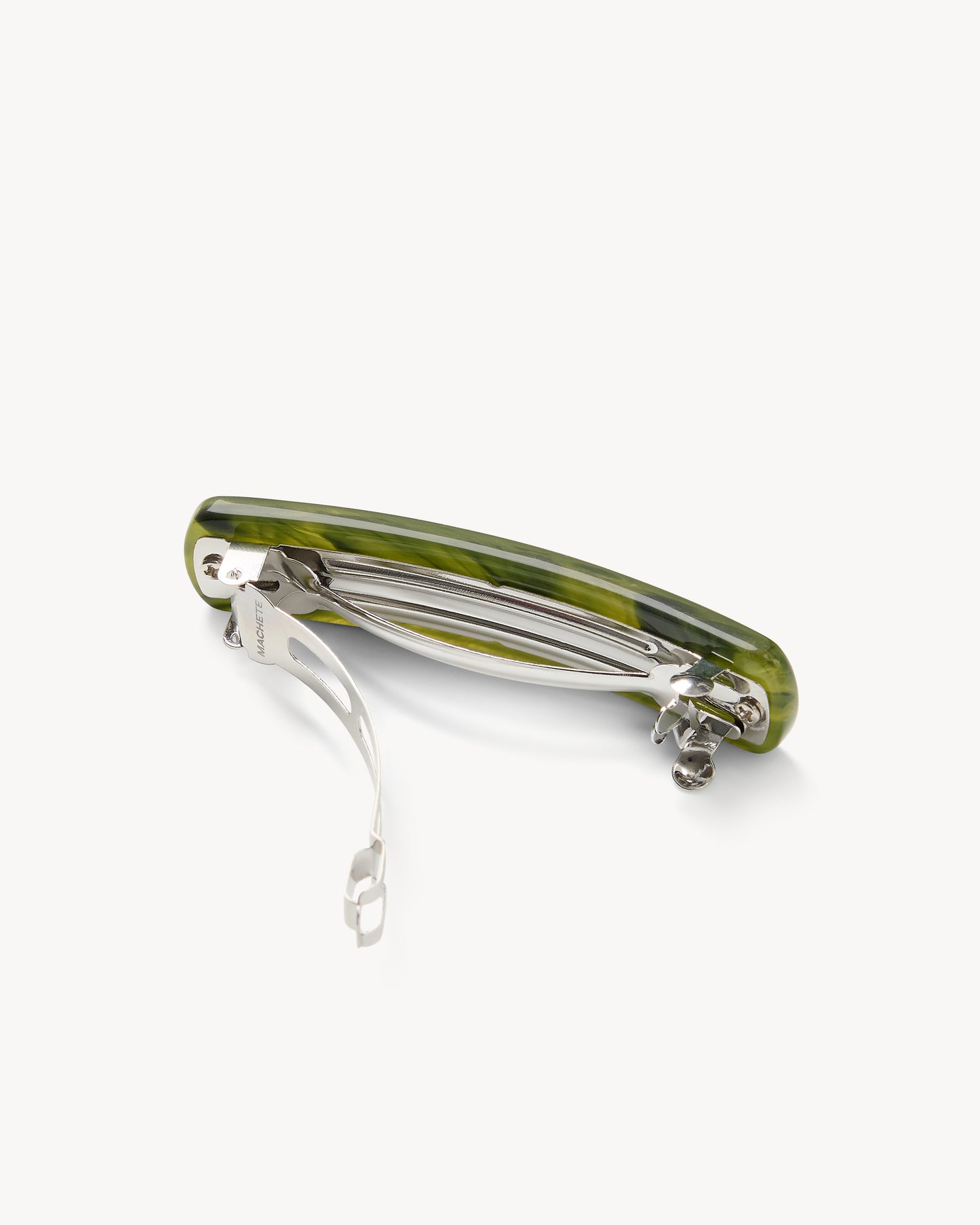 No. 3 Heirloom Barrette in Algae