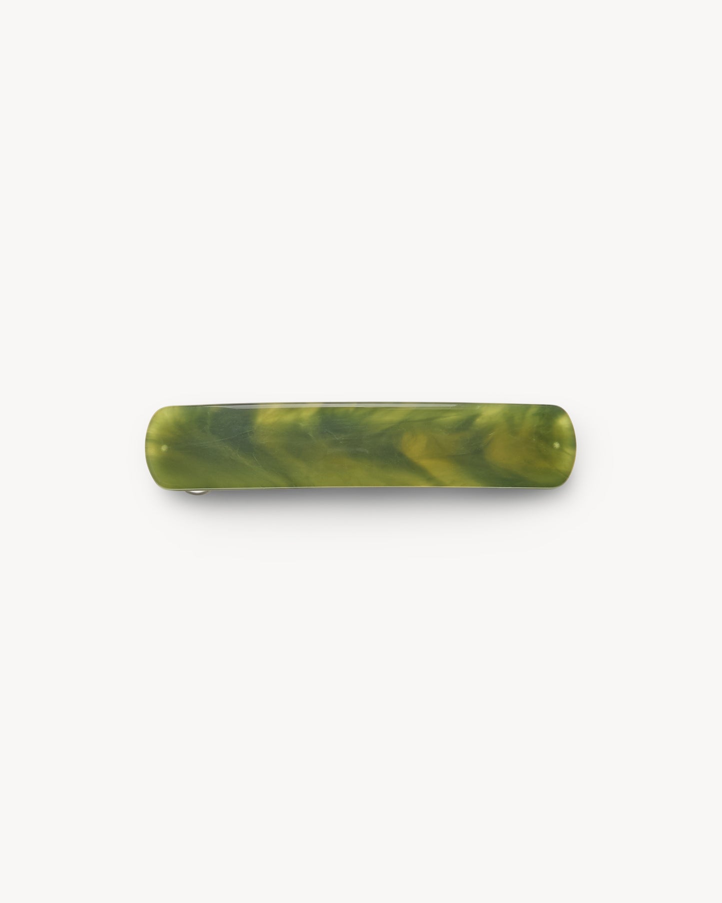 No. 3 Heirloom Barrette in Algae