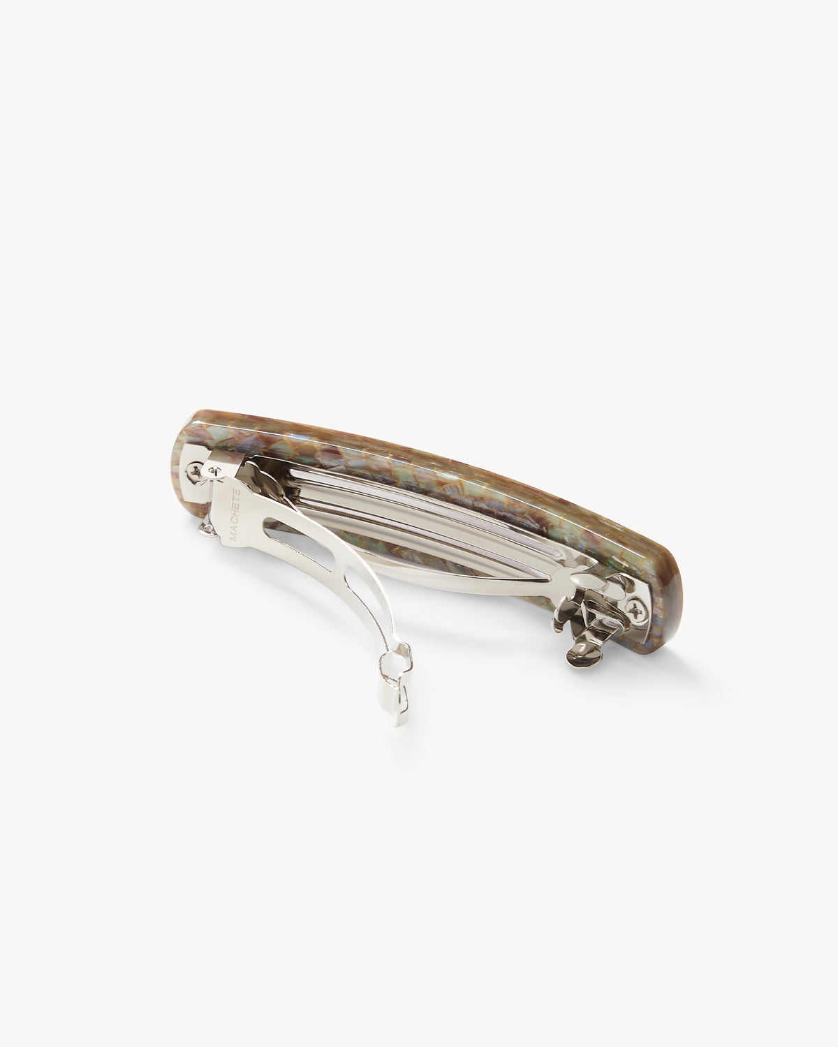 No. 3 Heirloom Barrette in Gem Checker
