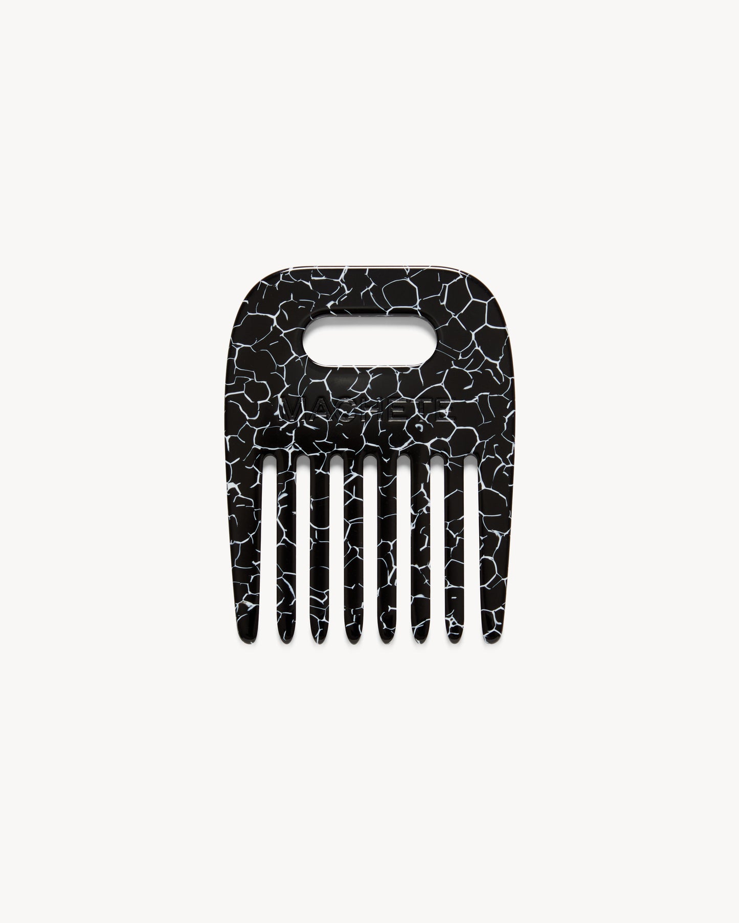 No. 4 Comb in Black Marble