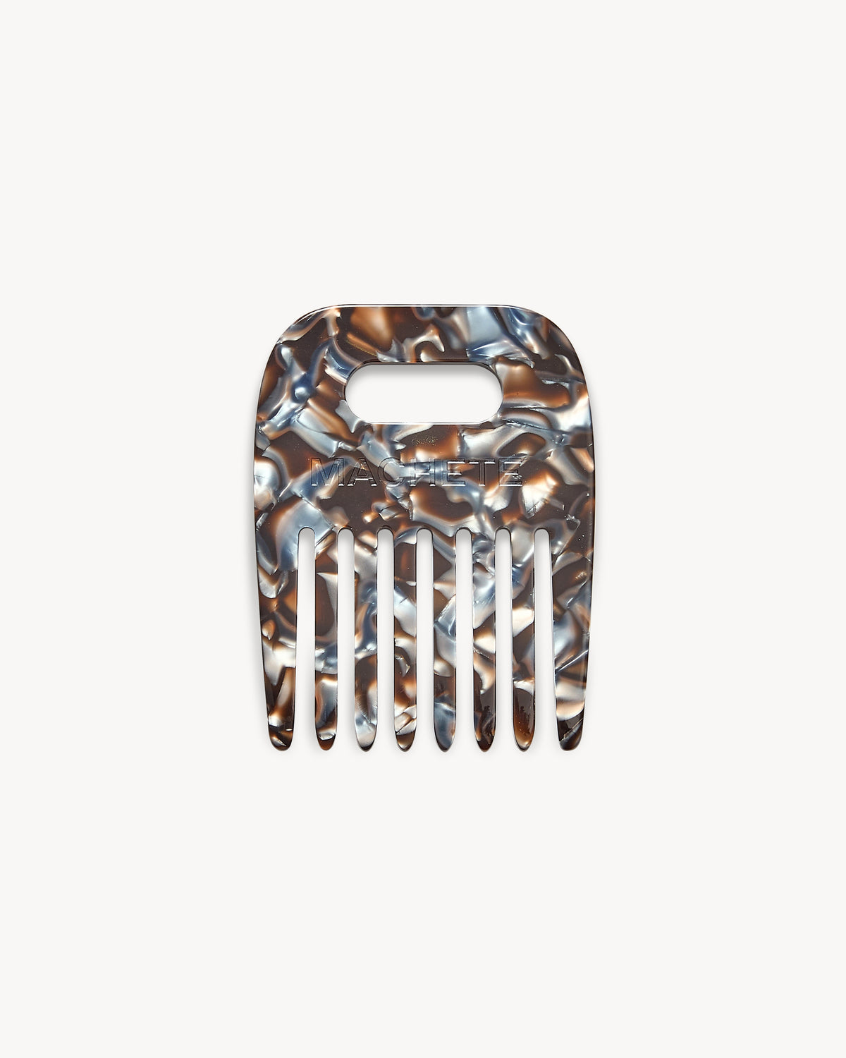 No. 4 Comb in Blue Horn