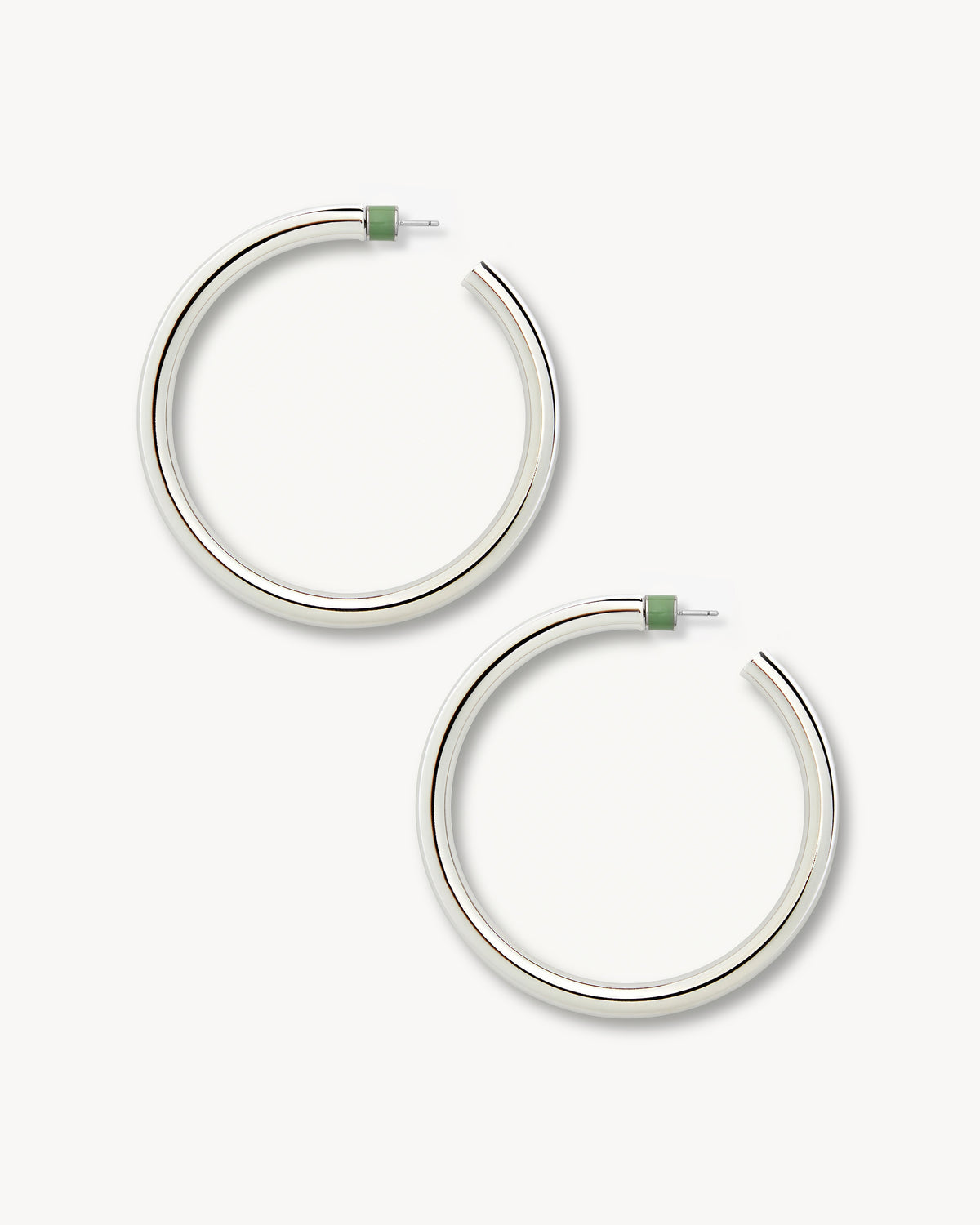 2.5" Perfect Hoops in Silver