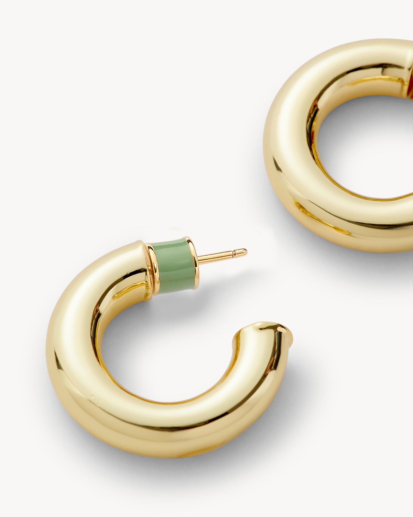 .75" Perfect Hoops in Gold