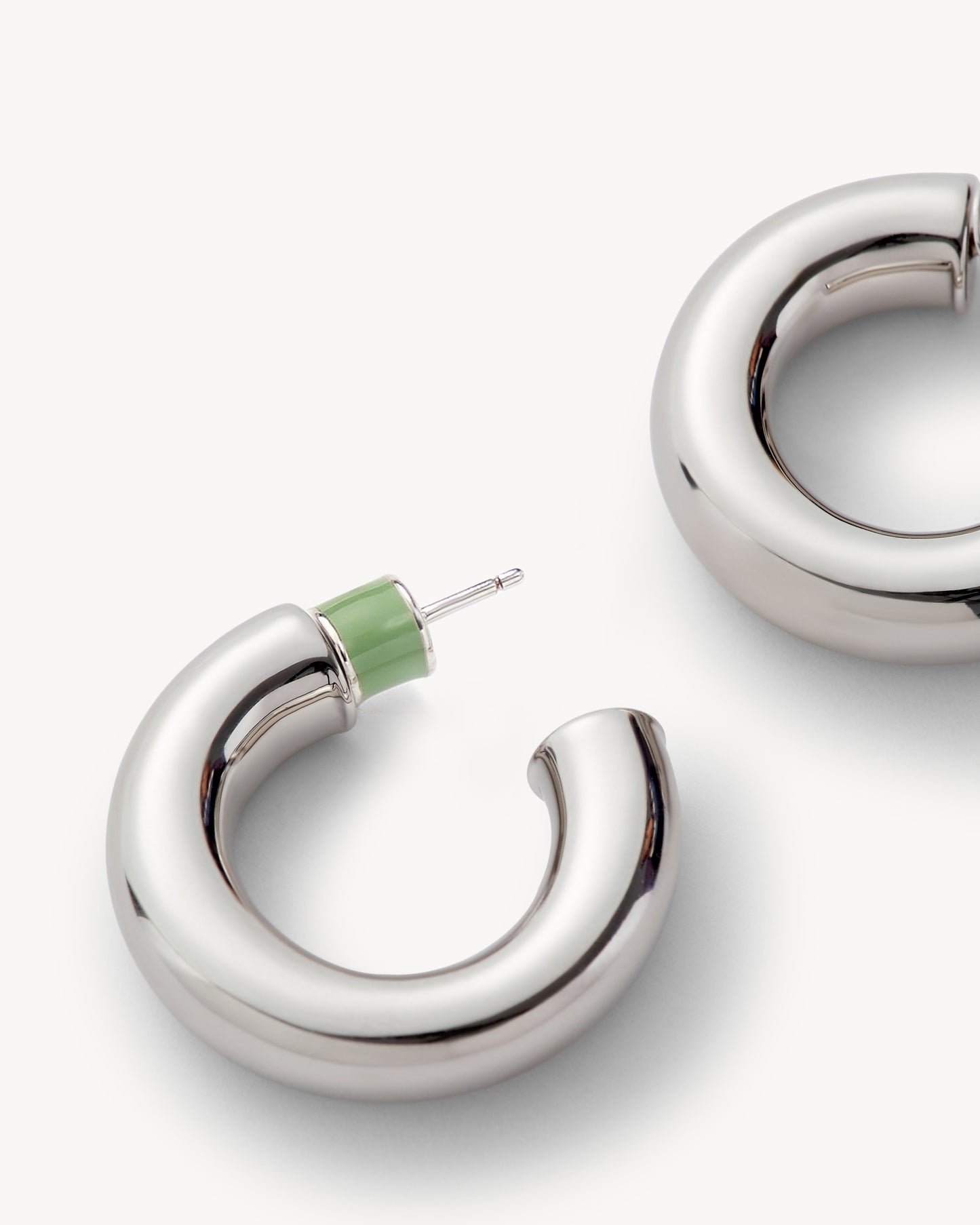 .75" Perfect Hoops in Silver