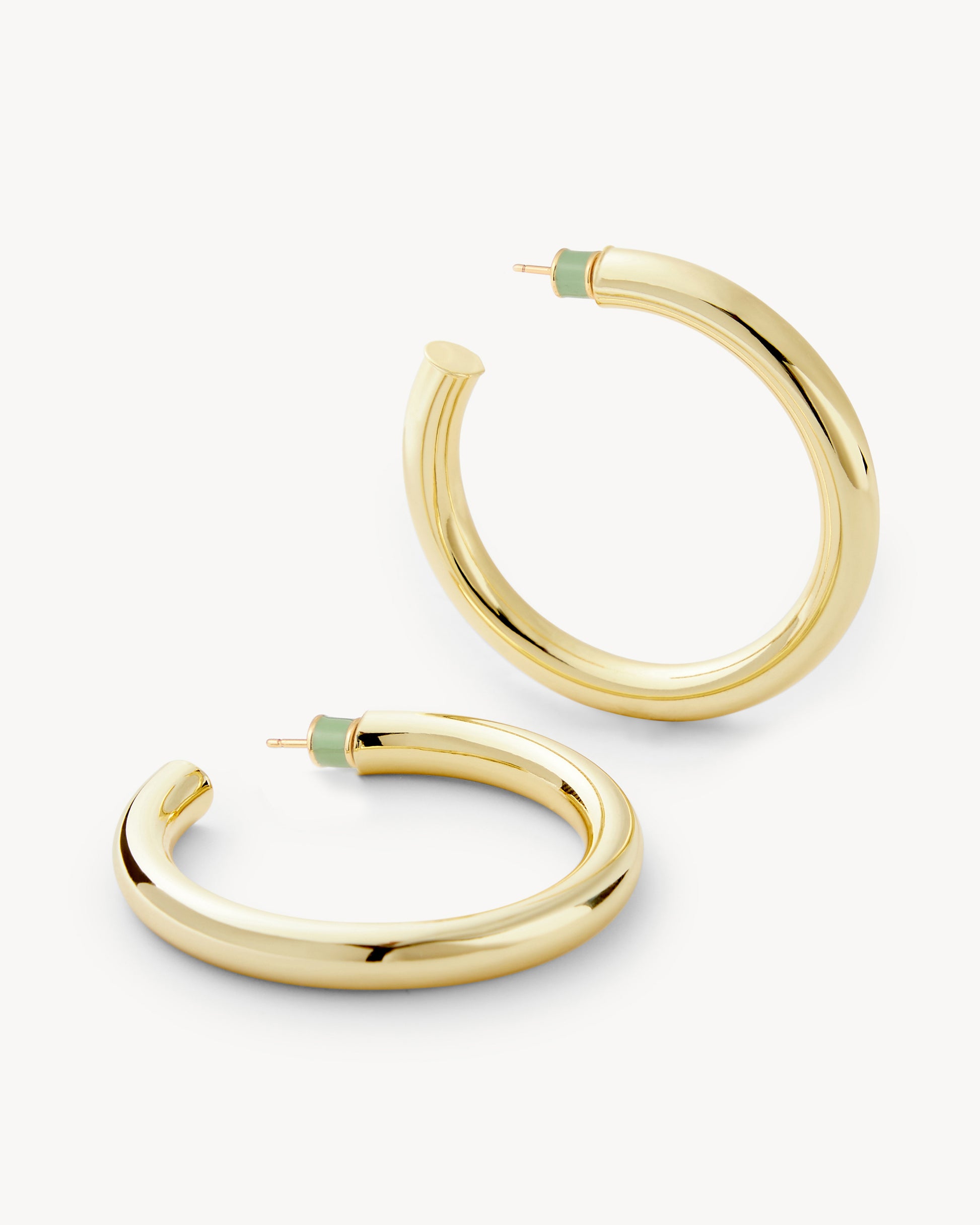 Machete Large Gold Hoops Earrings – MACHETE - Main Image