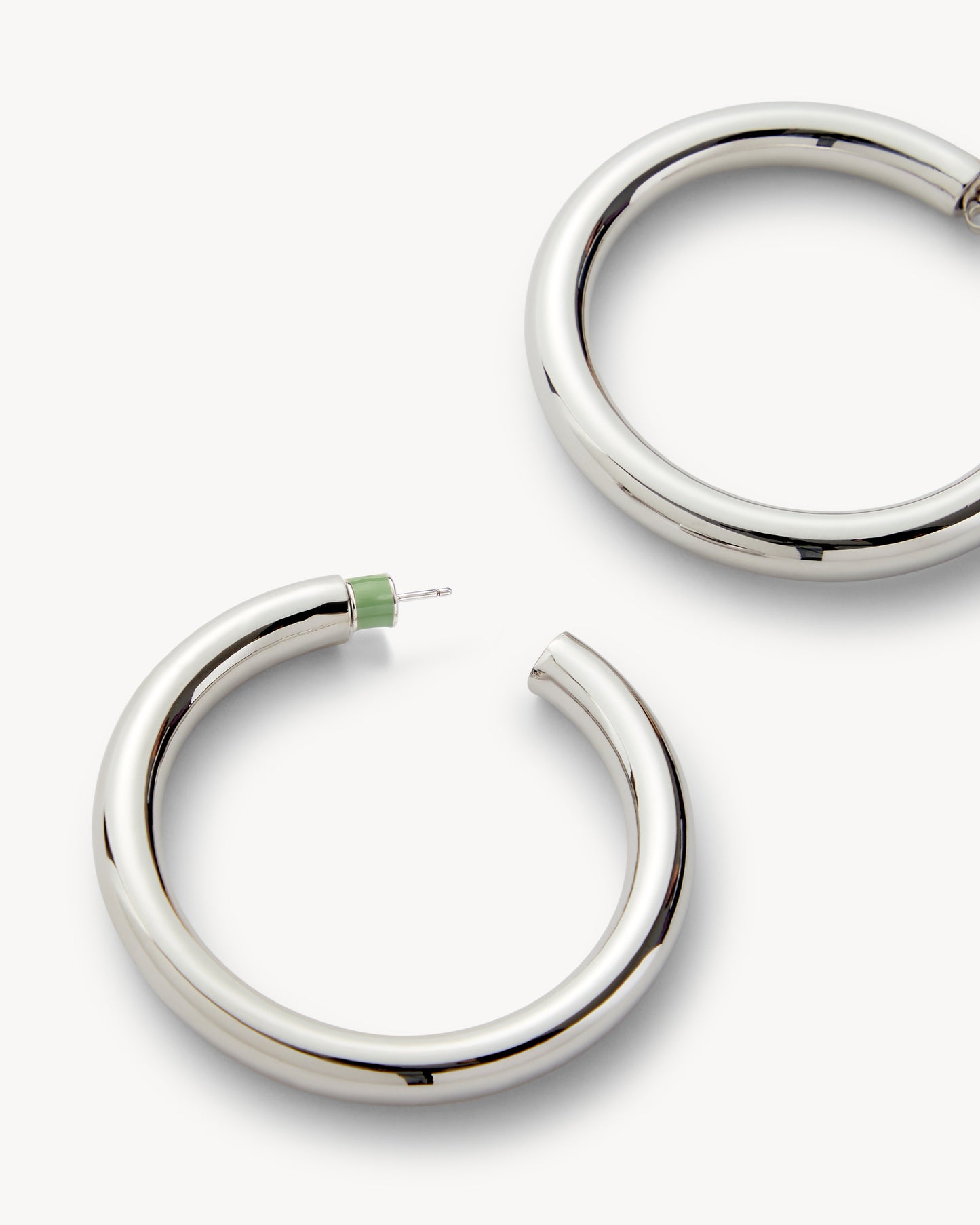 2" Perfect Hoops in Silver