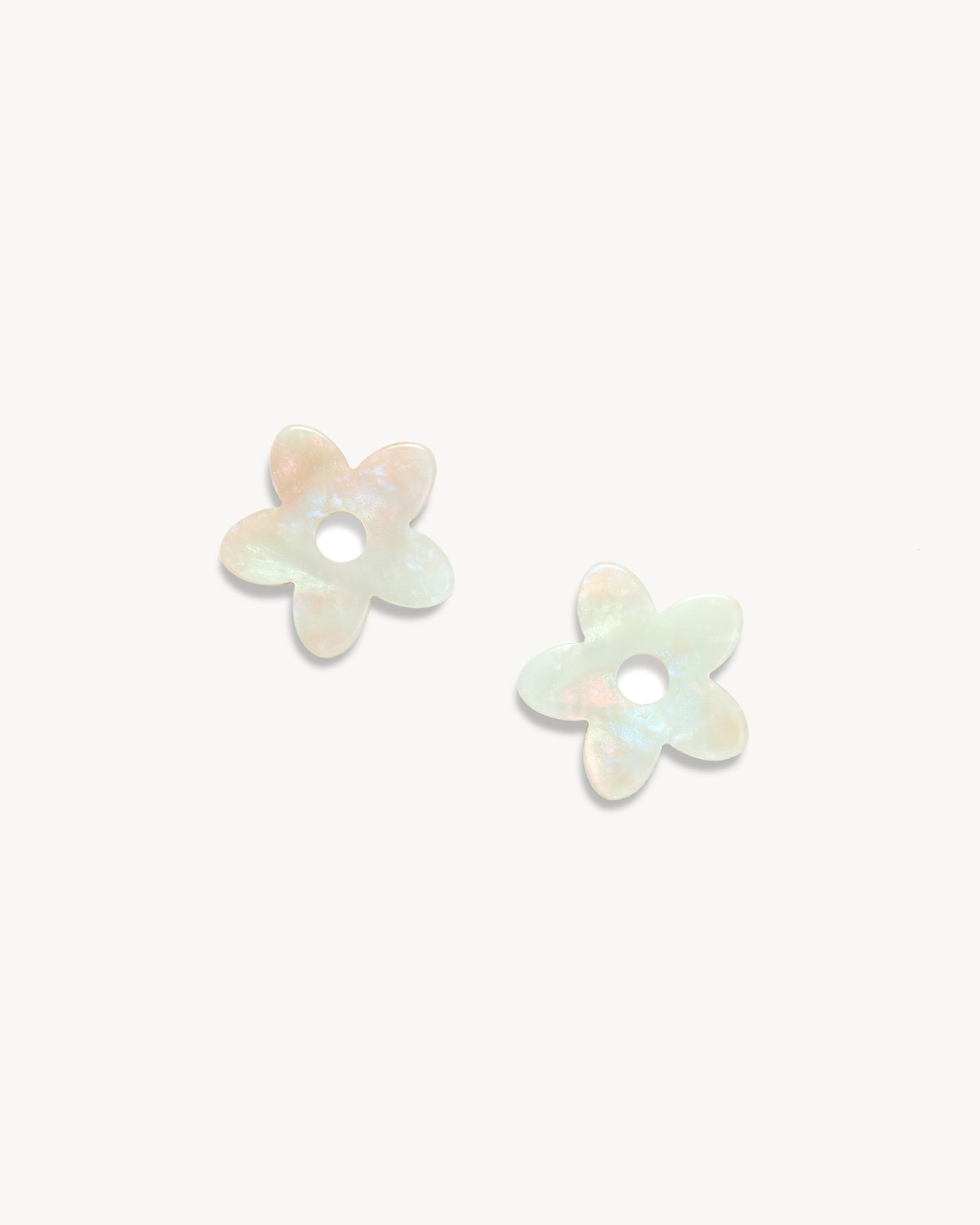 Petite Flower Charms in Astral Mint