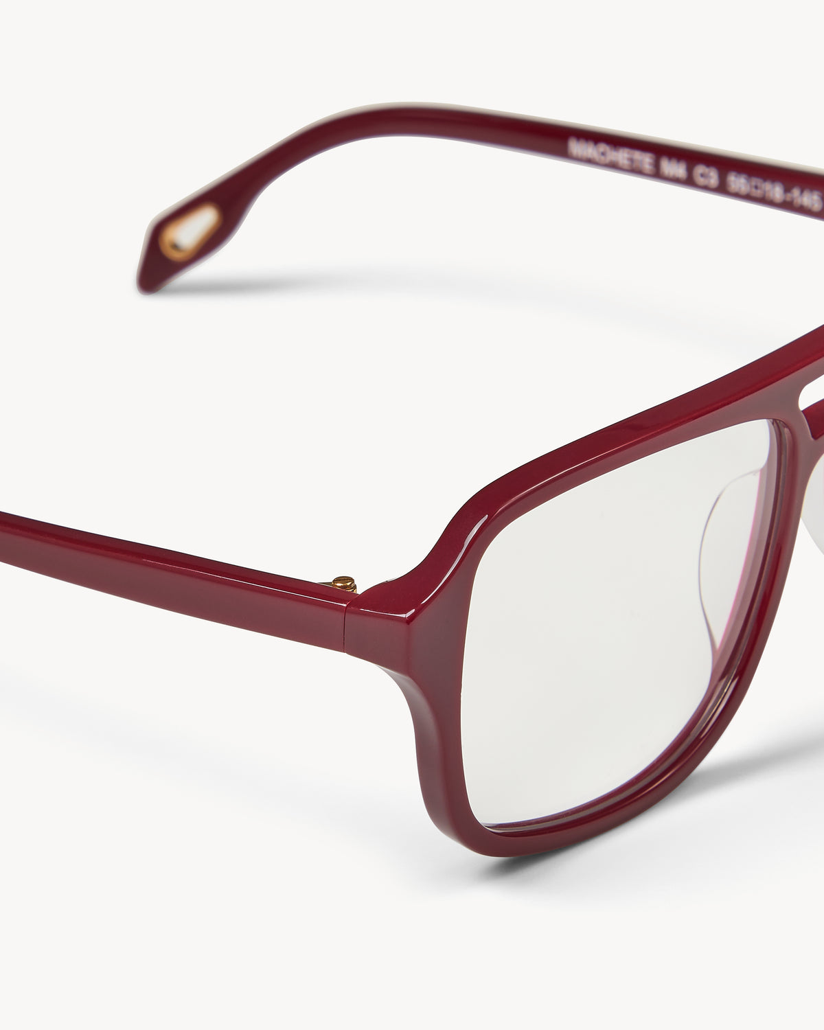 Jane Glasses in Oxblood