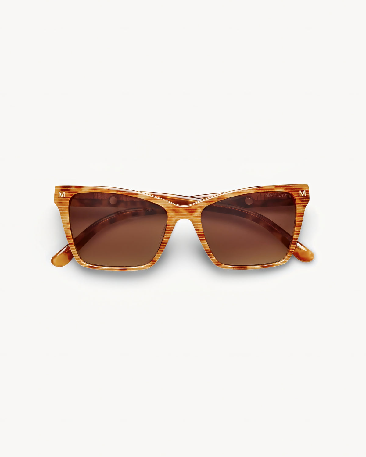 Sally Sunglasses in Light Tortoise Stripe