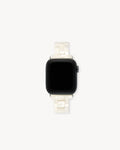 Skinny Apple Watch Band in White Shell
