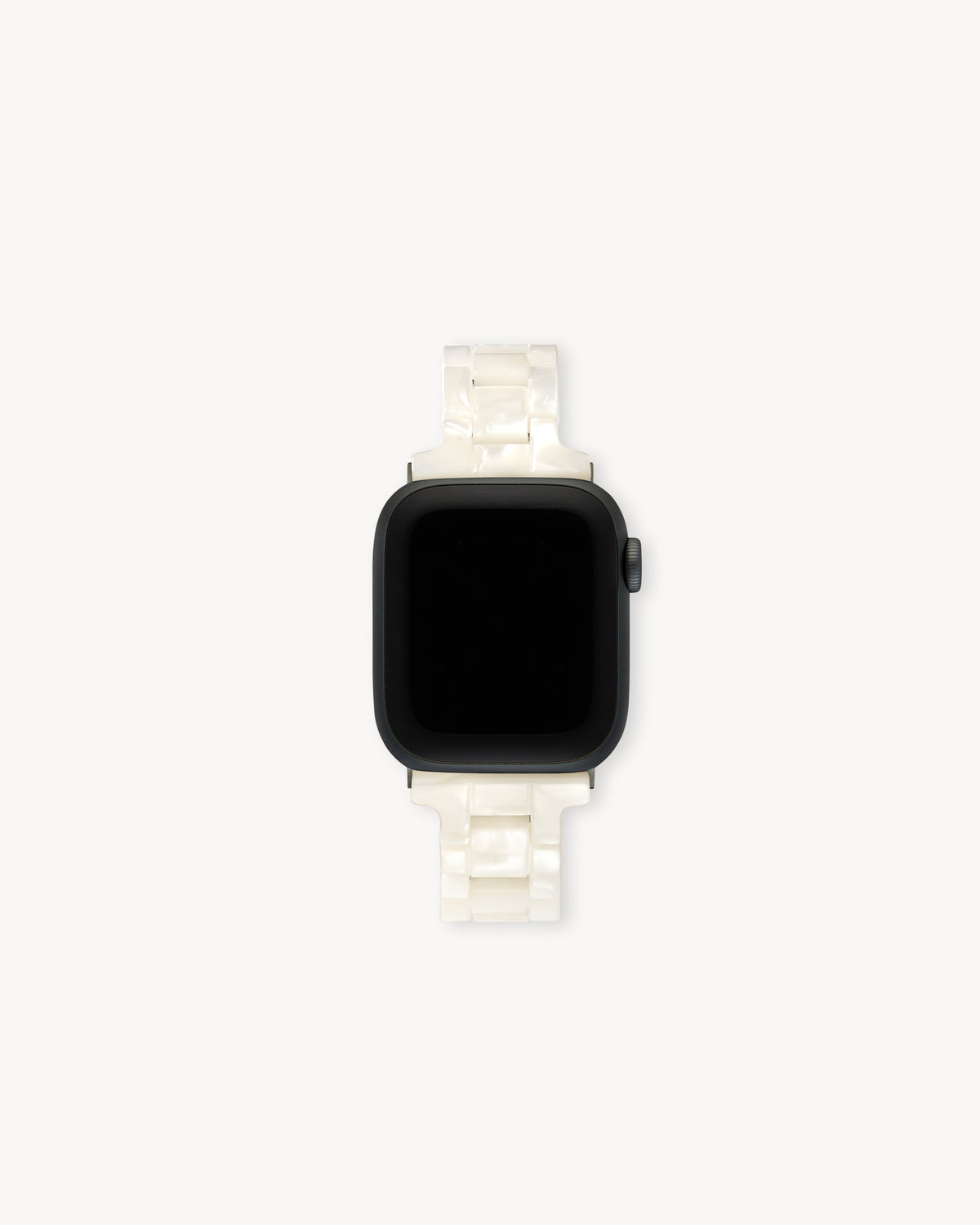 Skinny Apple Watch Band in White Shell