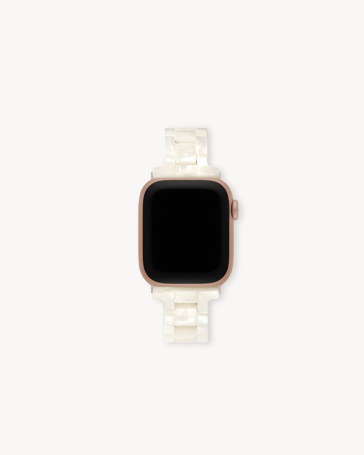 Skinny Apple Watch Band in White Shell
