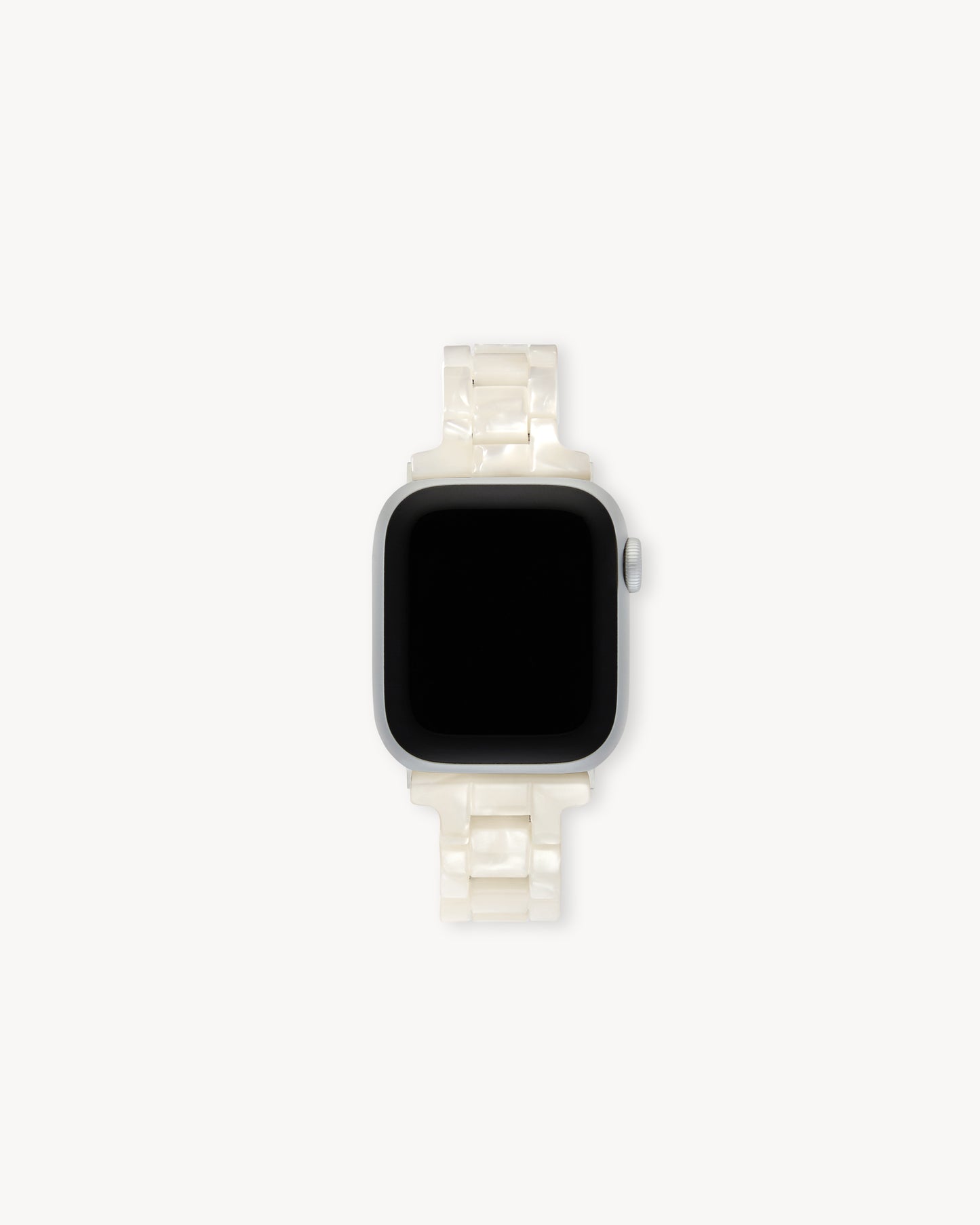 Skinny Apple Watch Band in White Shell