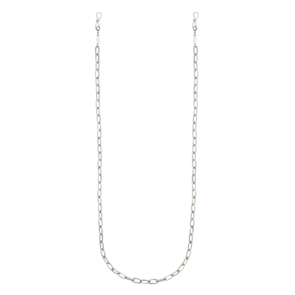 Grande Oval Link Sunglass Chain in Silver