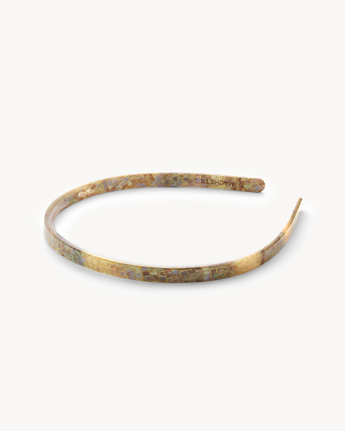 Ultralight Thin Headband in Gem Checker