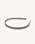 Ultralight Thin Headband in Perle Noir