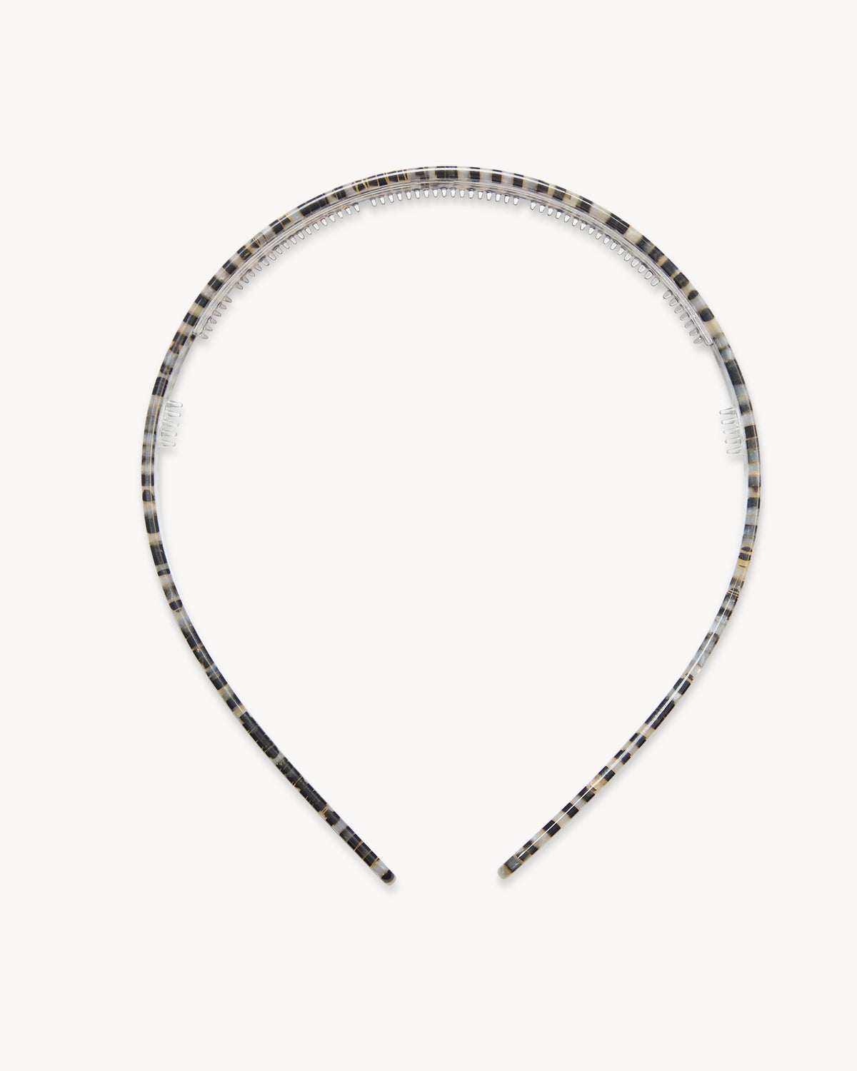 Ultralight Thin Headband in Perle Noir