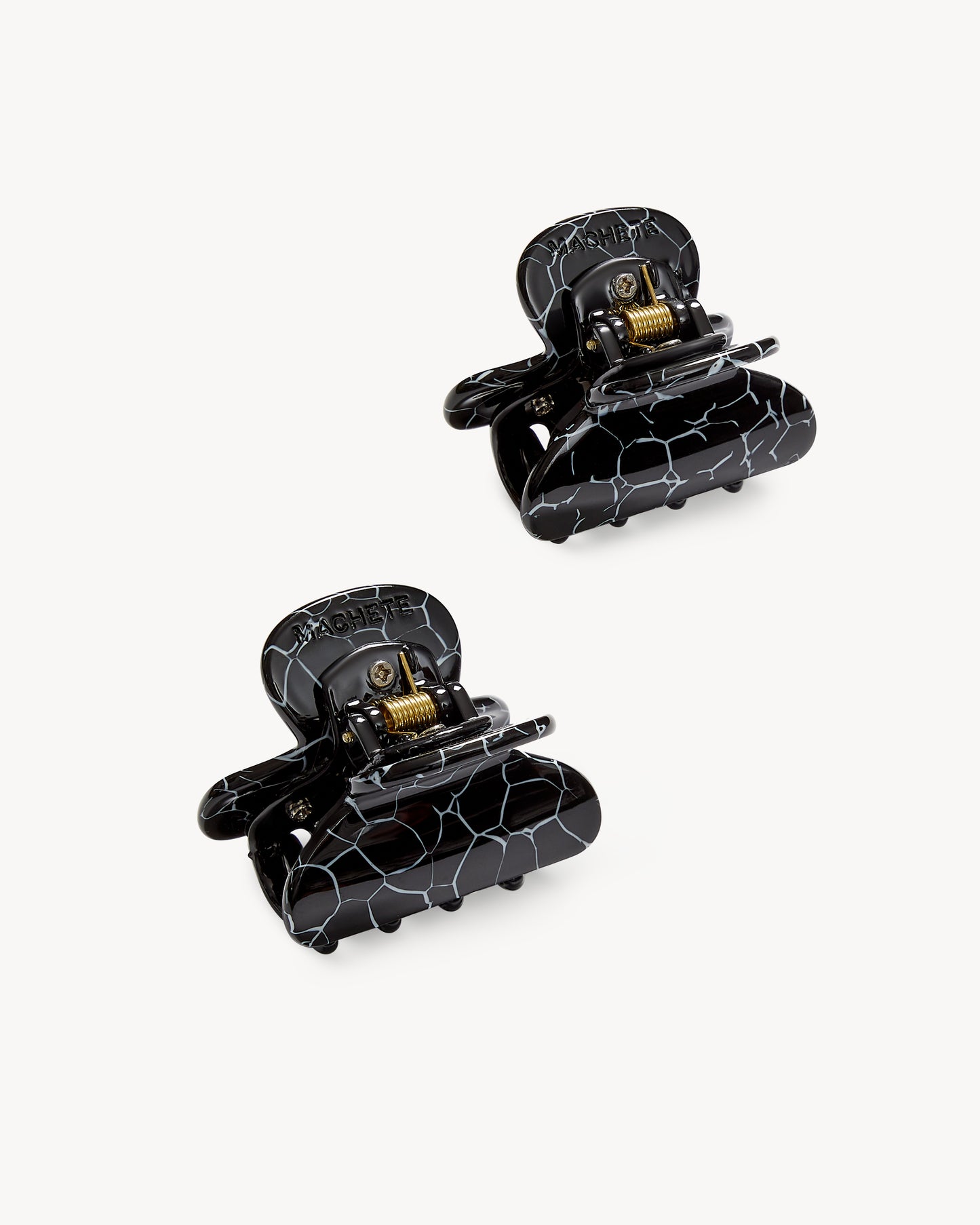 Twin Heirloom Claws in Black Marble