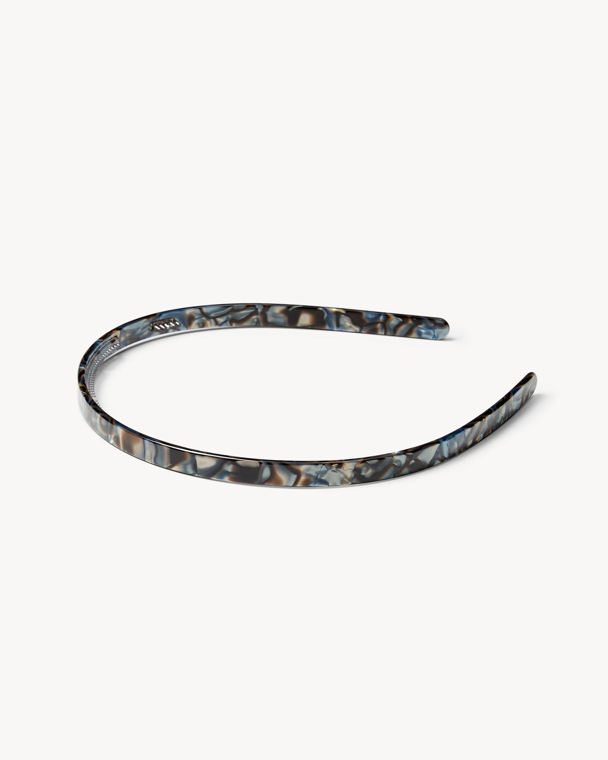 Ultralight Thin Headband in Blue Horn