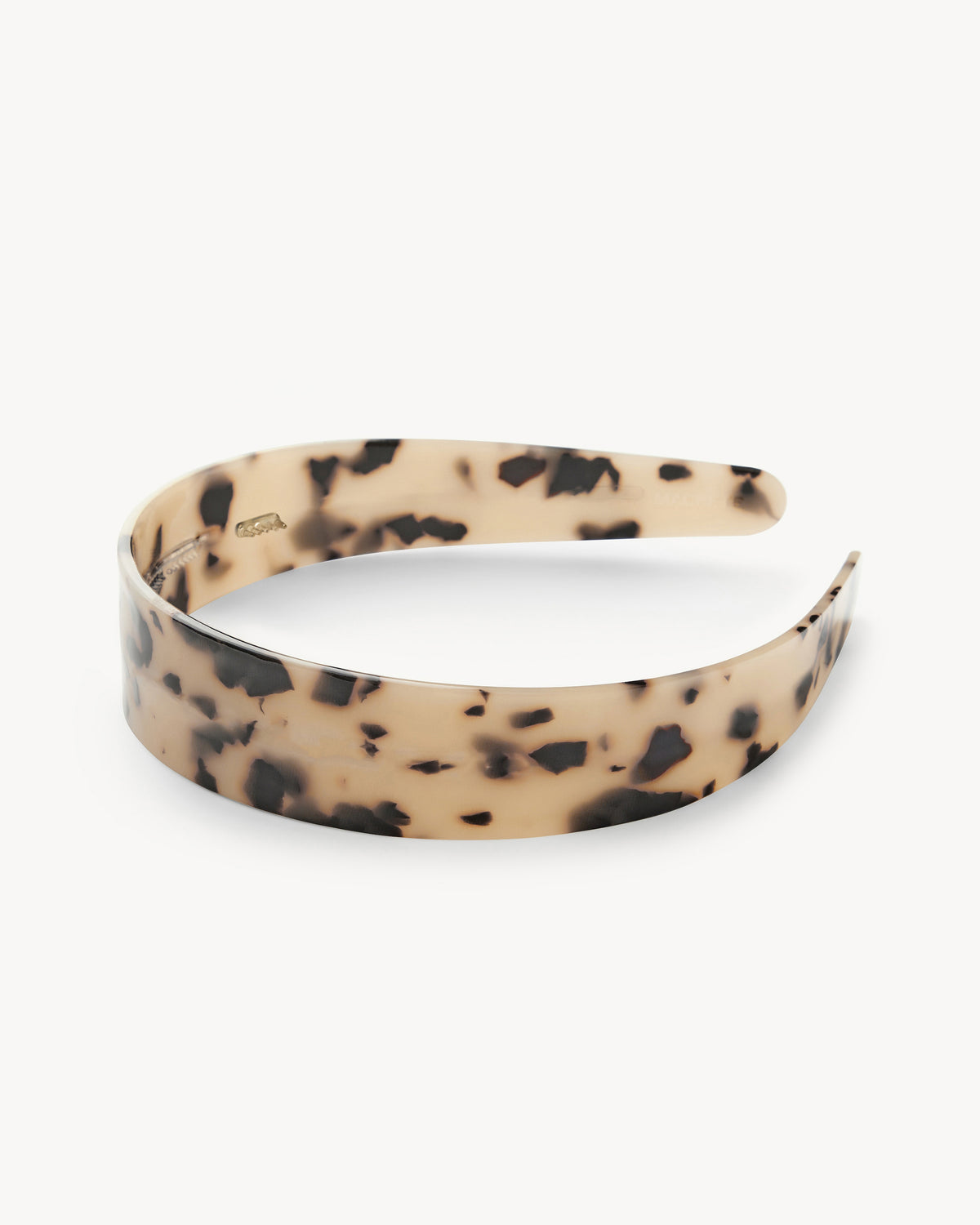 Wide Headband in Blonde Tortoise