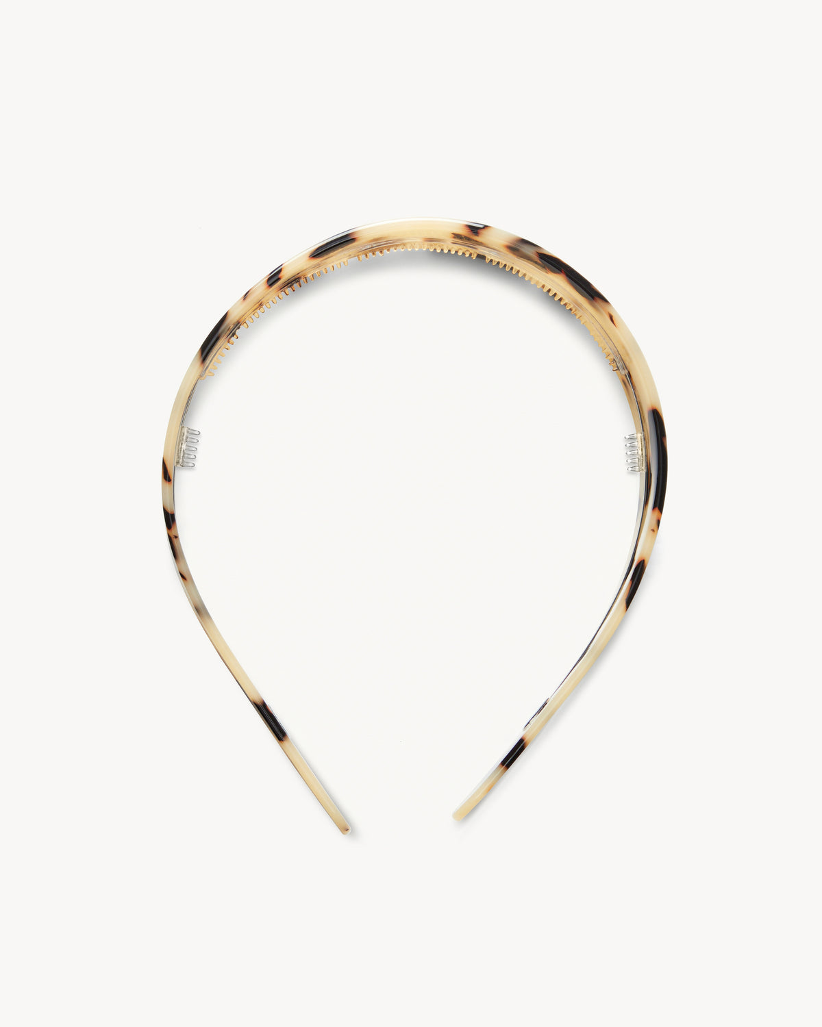 Wide Headband in Blonde Tortoise