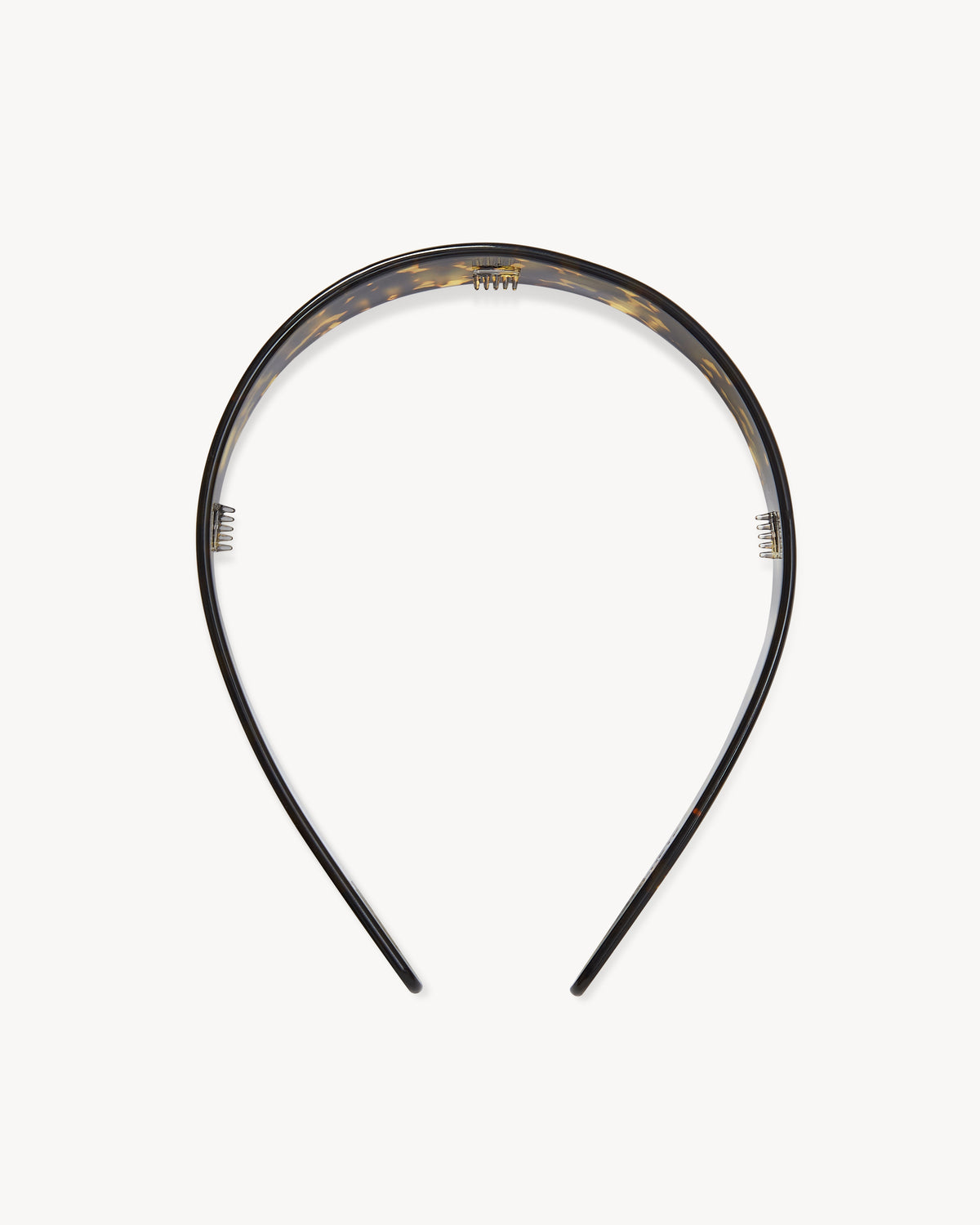 Wide Headband in Dark Tortoise