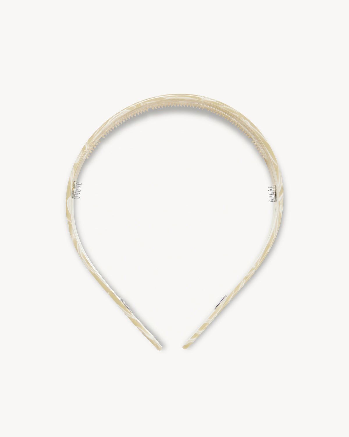 Wide Headband in Ivory