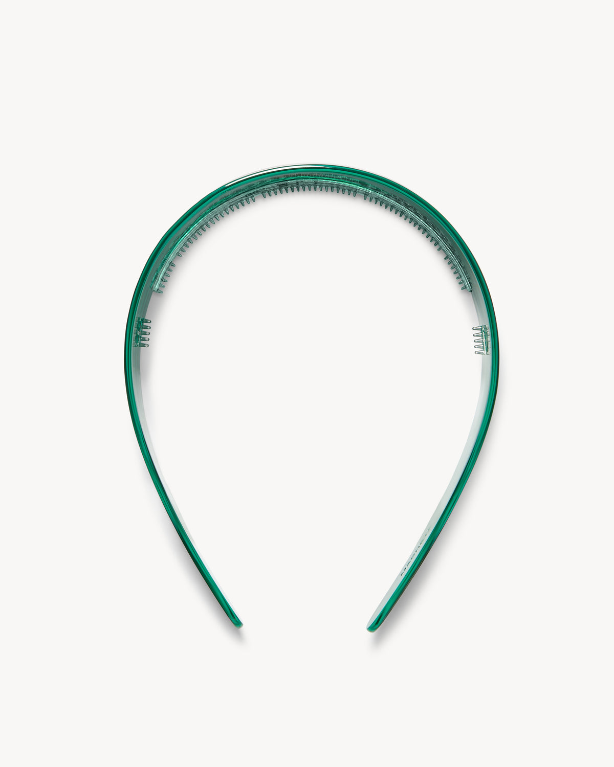 Wide Headband in Malachite