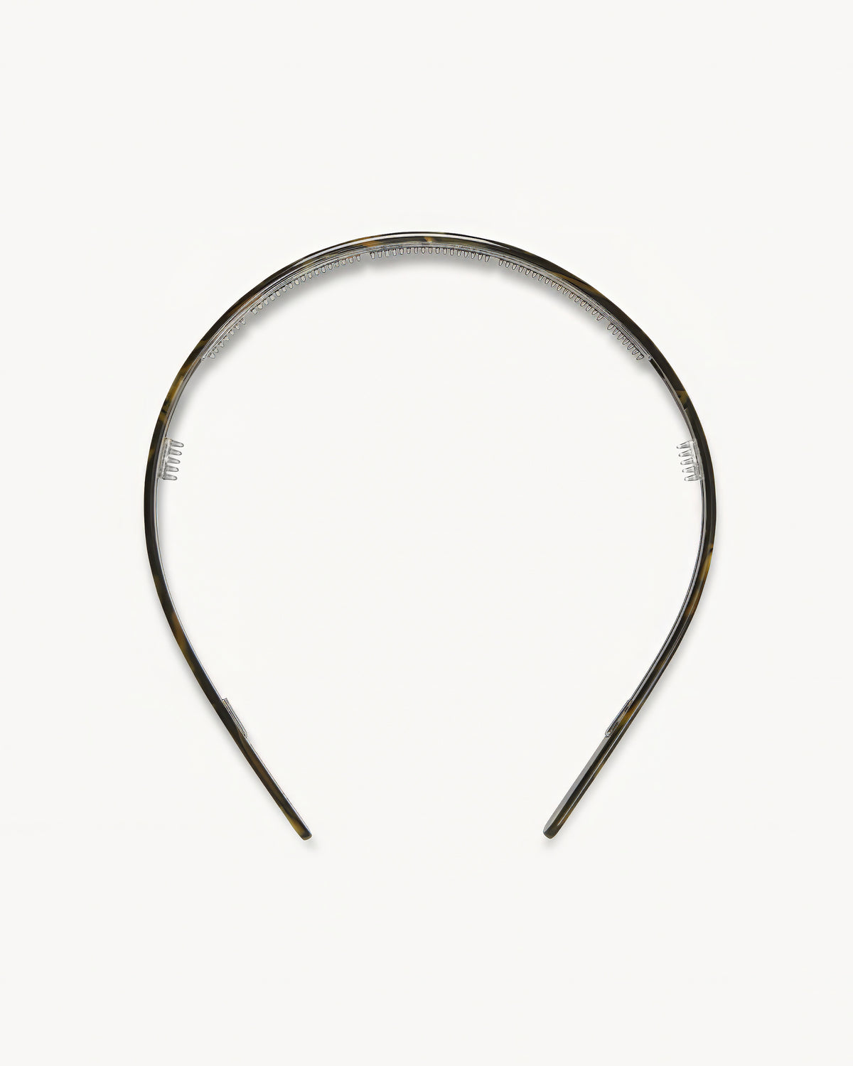 Wide Headband in Midnight Horn