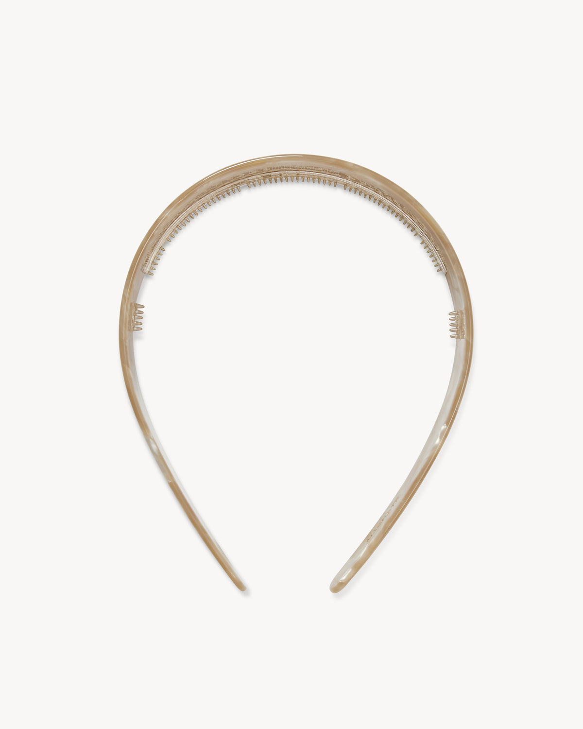Wide Headband in Sand Shell