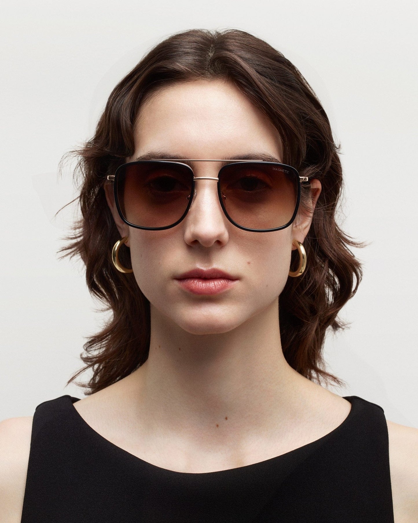 Amelia Sunglasses in Oxblood - MACHETE