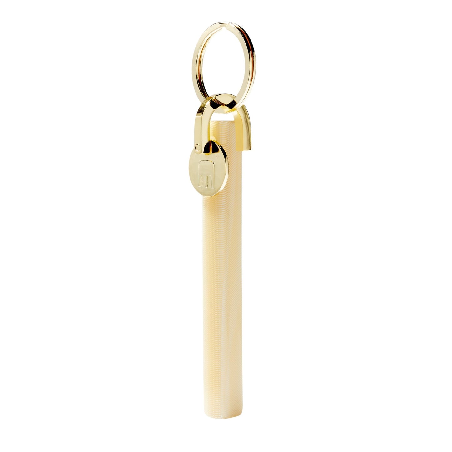 Bar Keychain in Cream Dot - Gold - MACHETE